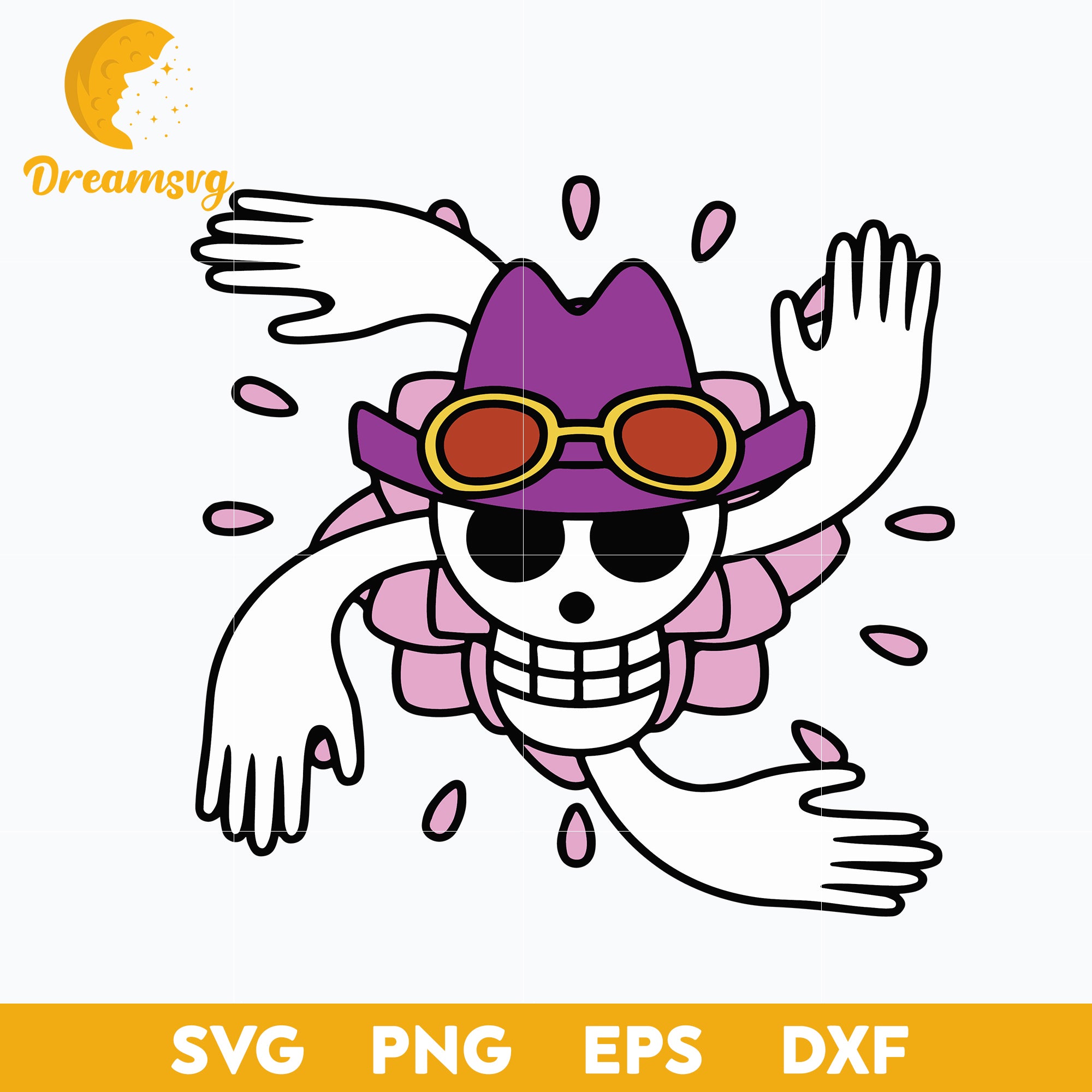 Nico Robin Jolly Roger Svg, Jolly Roger Svg, Robin Flag Svg, One Piece Svg, Anime Svg, png, eps, dxf digital download.