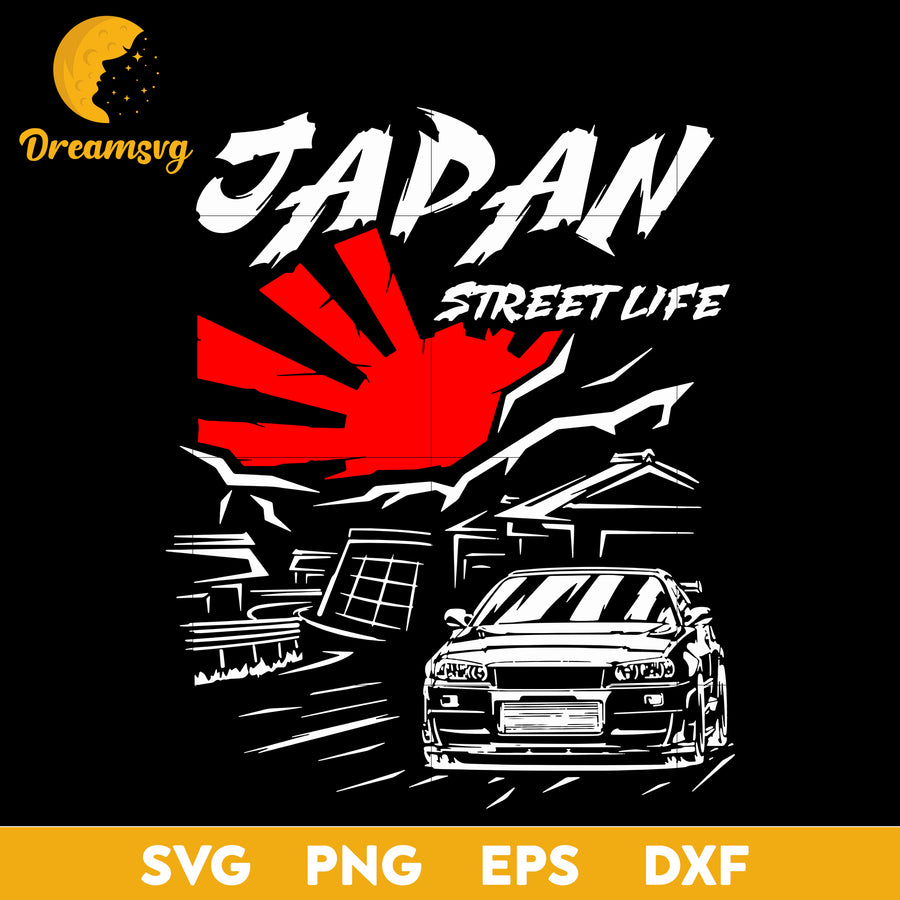 Nissan Skyline Svg, Japan Street Life Svg, Car Lover Svg, Car Enthusiast Svg, Japanese Car Svg, Anime Svg, png, eps, dxf digital download.