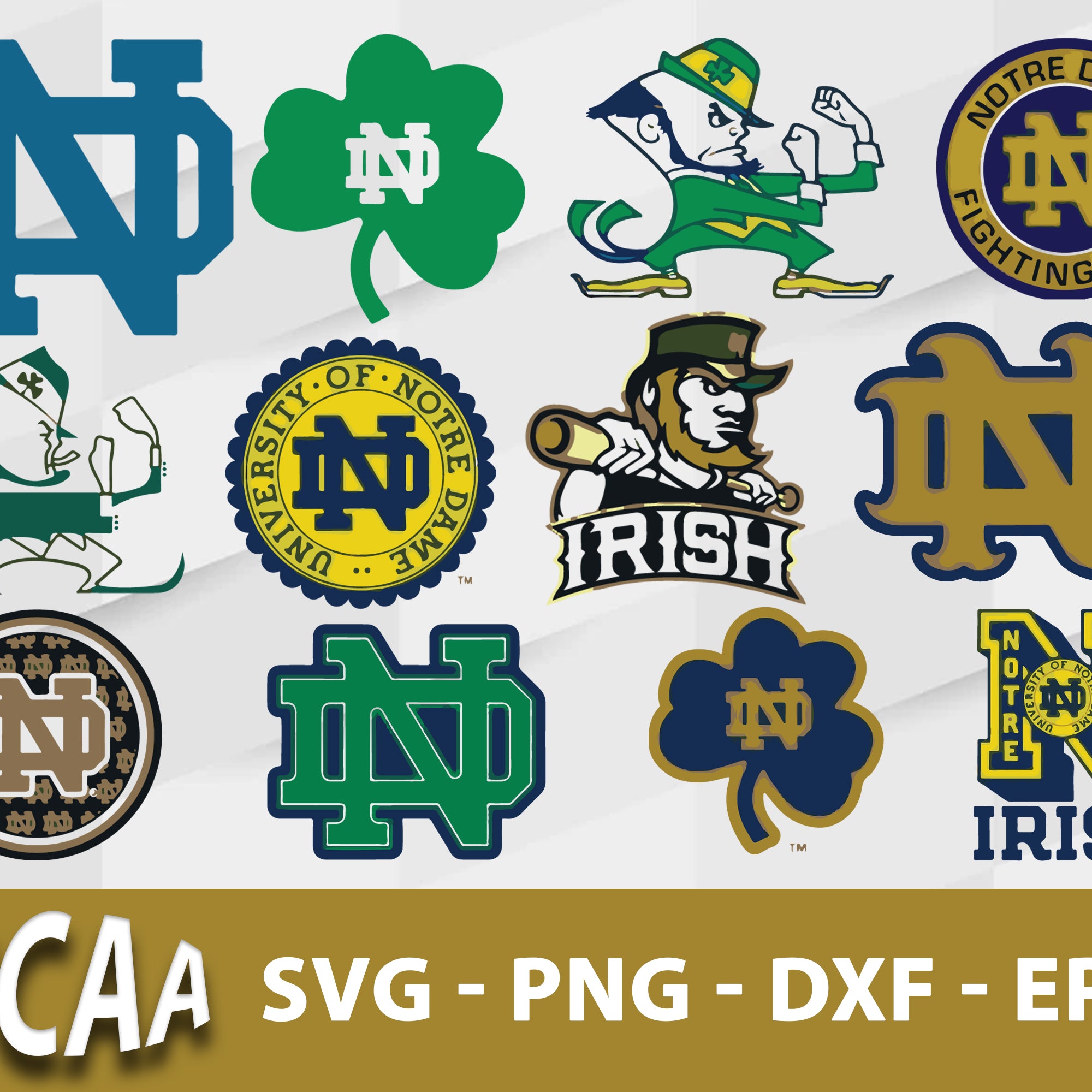 Notre Dame Fighting Irish Svg Bundle, Notre Dame Fighting Irish Svg, Sport Svg, Ncaa Svg, Png, Dxf, Eps Digital file.