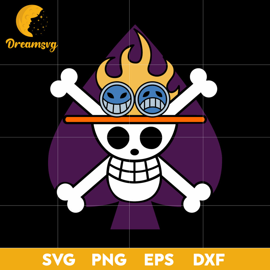 One Piece Jolly Roger Svg, One Piece Svg, Jolly Roger Svg, Anime Svg, png, eps, dxf digital download.