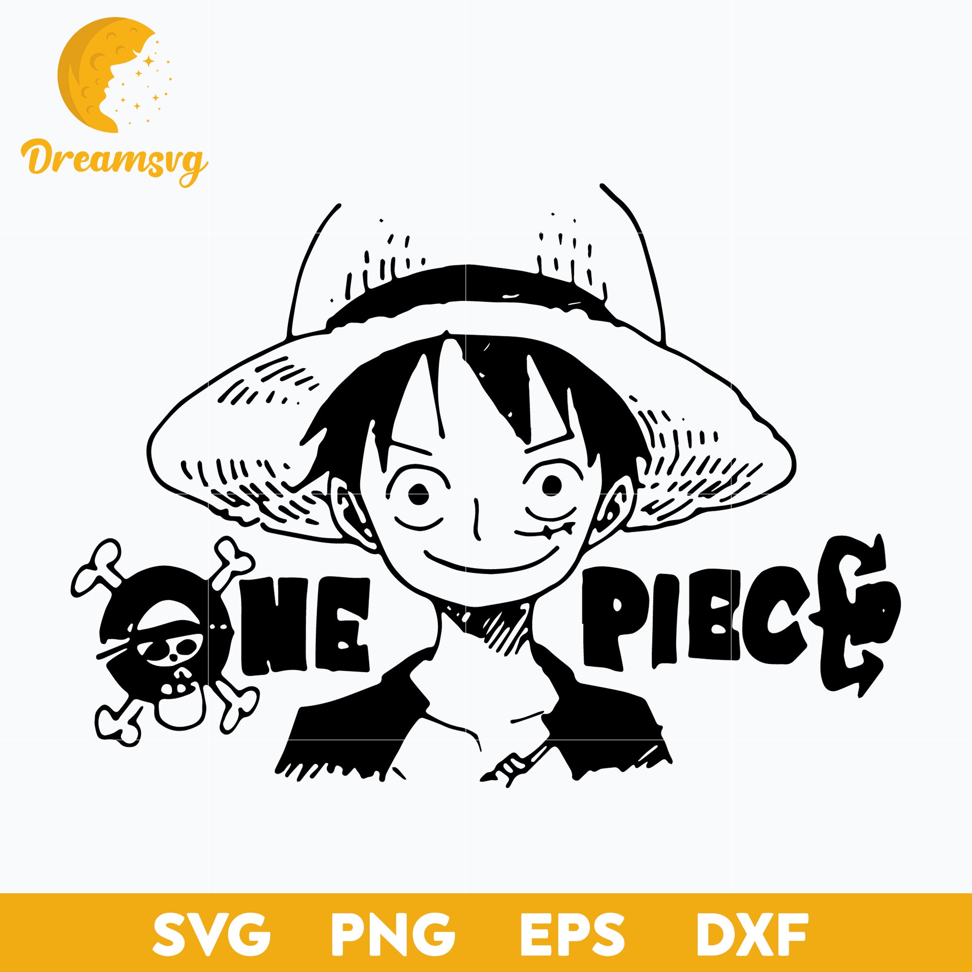 One Piece Luffy Svg, Luffy Svg, Anime One Piece Svg, Monkey D. Luffy Svg, One Piece Svg, Anime Svg, png, eps, dxf digital download.