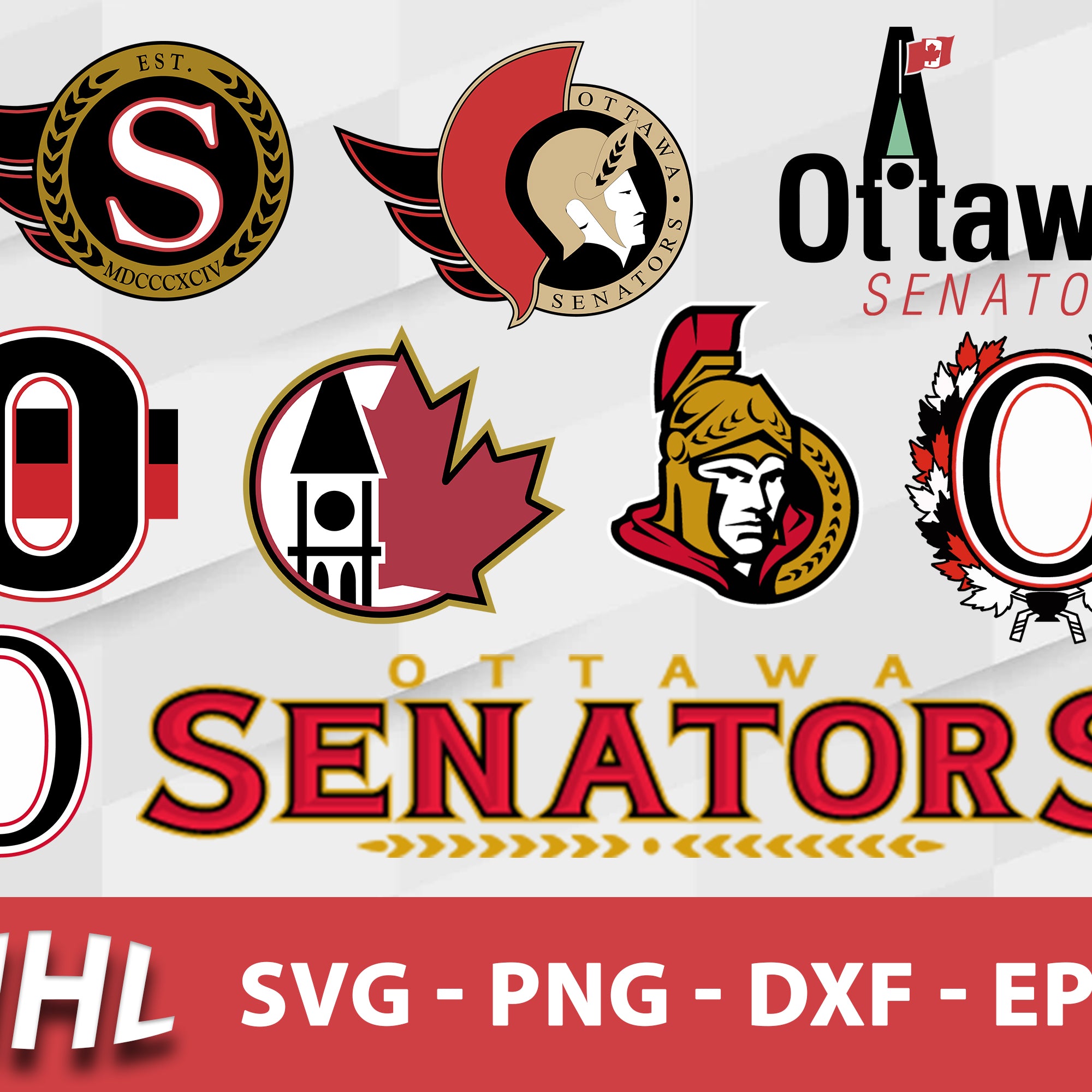Ottawa Senators Svg Bundle, Ottawa Senators Svg, Sport Svg, Nhl Svg, Png, Dxf, Eps Digital File.