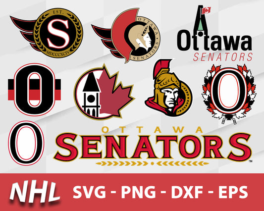 Ottawa Senators Svg Bundle, Ottawa Senators Svg, Sport Svg, Nhl Svg, Png, Dxf, Eps Digital File.