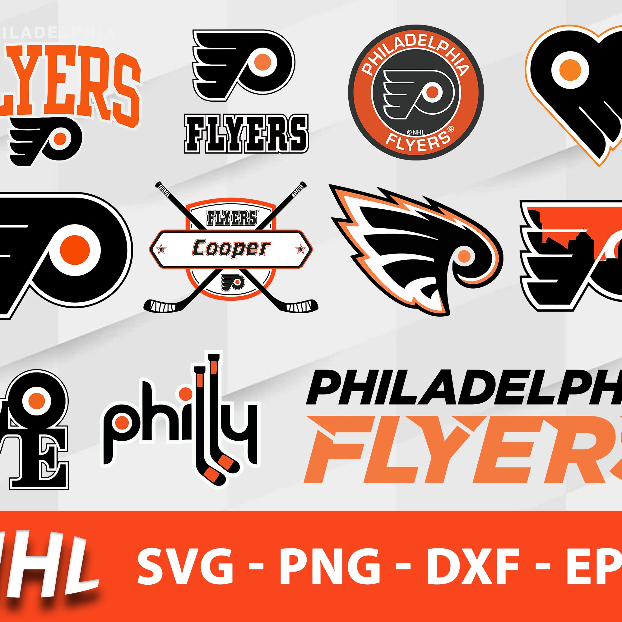 Philadelphia Flyers Svg Bundle, Philadelphia Flyers Svg, Sport Svg, Nhl Svg, Png, Dxf, Eps Digital File.