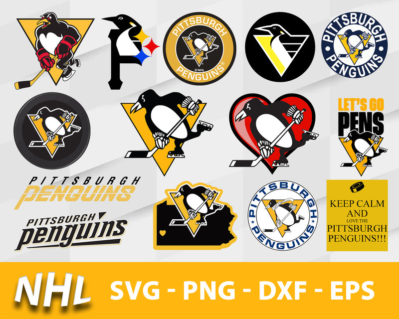 Pittsburgh Penguins Svg Bundle, Pittsburgh Penguins Svg, Sport Svg, Nhl Svg, Png, Dxf, Eps Digital File.