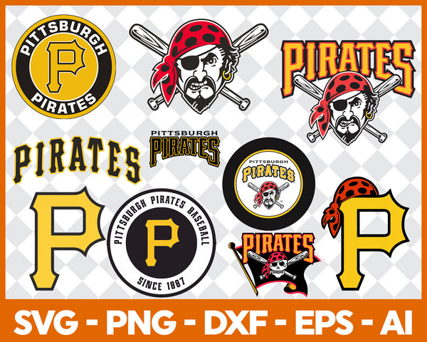 Pittsburgh Pirates Bundle svg, Pittsburgh Pirates svg, Pirates svg, Pirates svg for cut, png, dxf, eps digital file MBL30012122