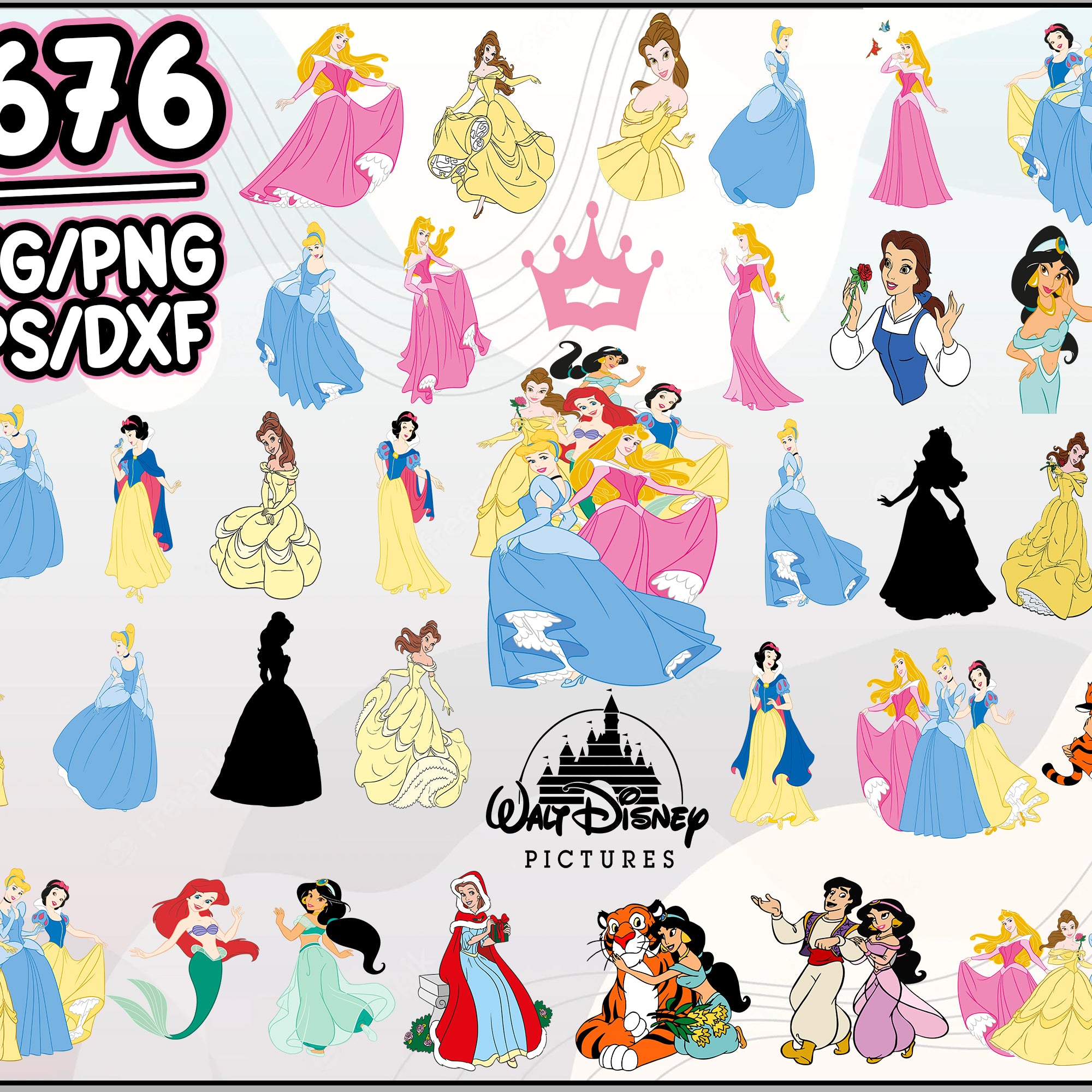 676+ Princess SVG Bundle, Disney Princess Silhouette, Disney Princess – DreamSVG Store 676-princess-svg-bundle-disney-princess-silhouette-disney-princess-dreamsvg-store