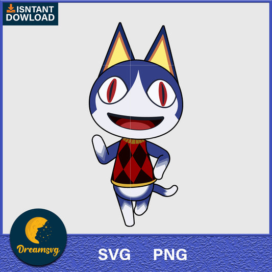 Rover Animal Crossing Svg, Animal Crossing Svg, Animal Crossing Png, Cartoon svg, svg, png digital file