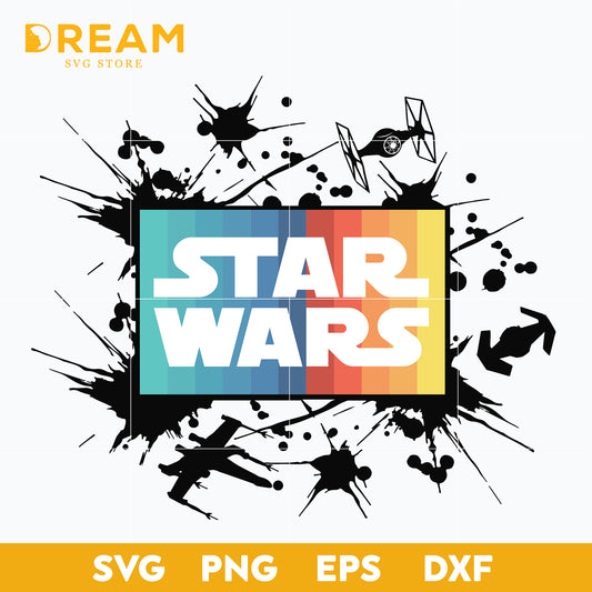 Star Wars , Star Wars Svg, Movie Svg, Star wars svg, png, dxf, eps digital file STW06122059L