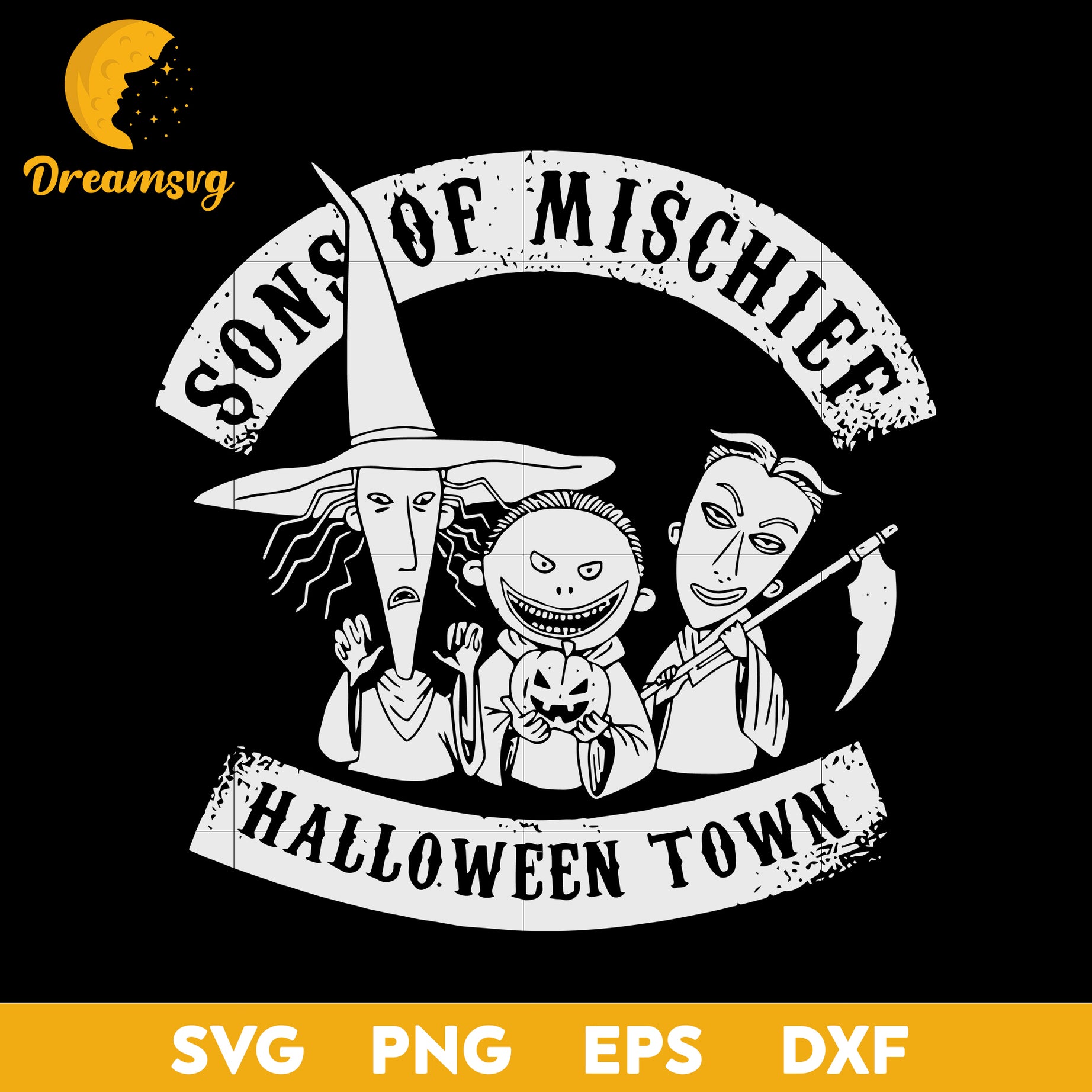 Sons Of Mischief Halloween Town svg, Halloween svg, png, dxf, eps digital file.