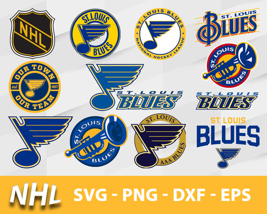 St. Louis Blues Svg Bundle, St. Louis Blues Svg, Sport Svg, Nhl Svg, Png, Dxf, Eps Digital File.