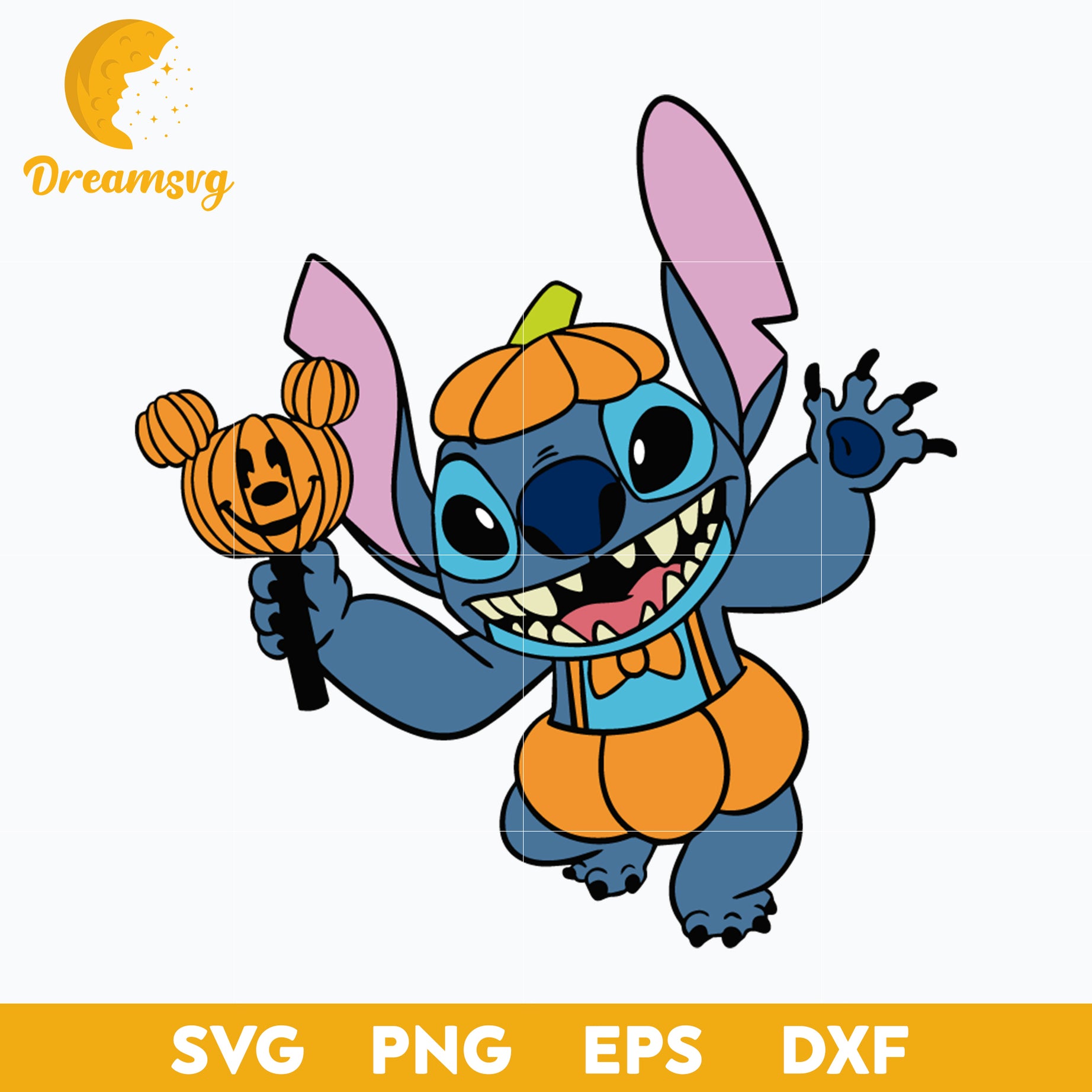 Stitch Pumpkin Haloween Svg, Stitch Pumpkin Svg, Stitch Halloween Svg, Stitch svg, Halloween Svg, png, dxf, eps digital file.