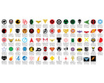 296+ Superhero Icons Svg Bundle, Marvel Svg, Avengers Svg, Cartoon svg, png, dxf, eps digital file