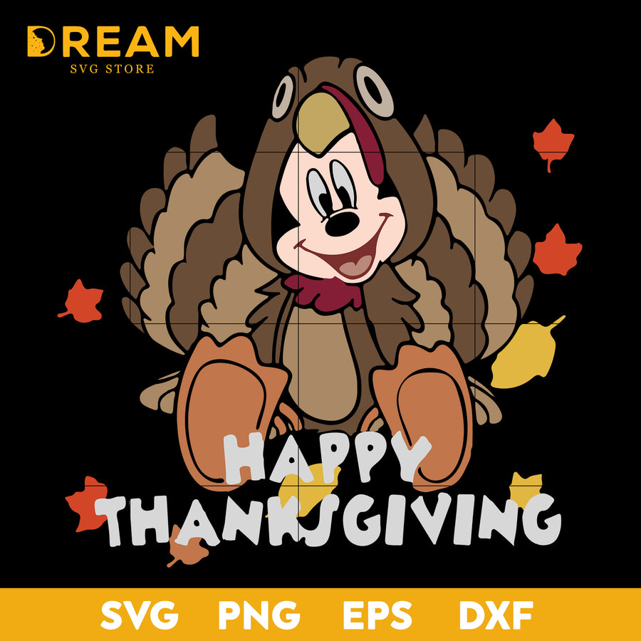 Happy thanksgiving svg, thanksgiving day svg, png, dxf, eps digital file TGV0311204L