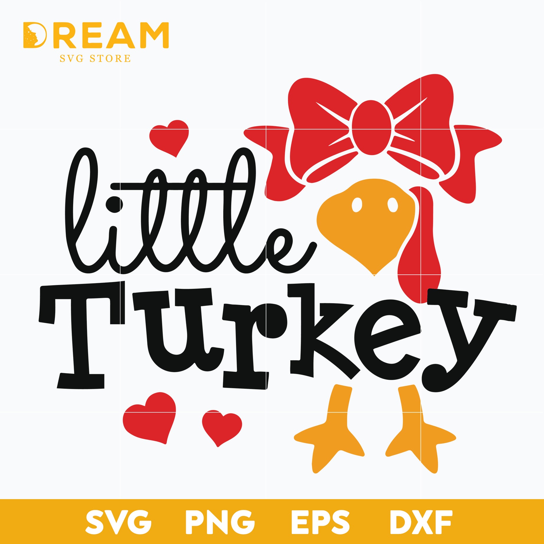 Little turkey svg, thanksgiving day svg, png, dxf, eps digital file TGV04112010L
