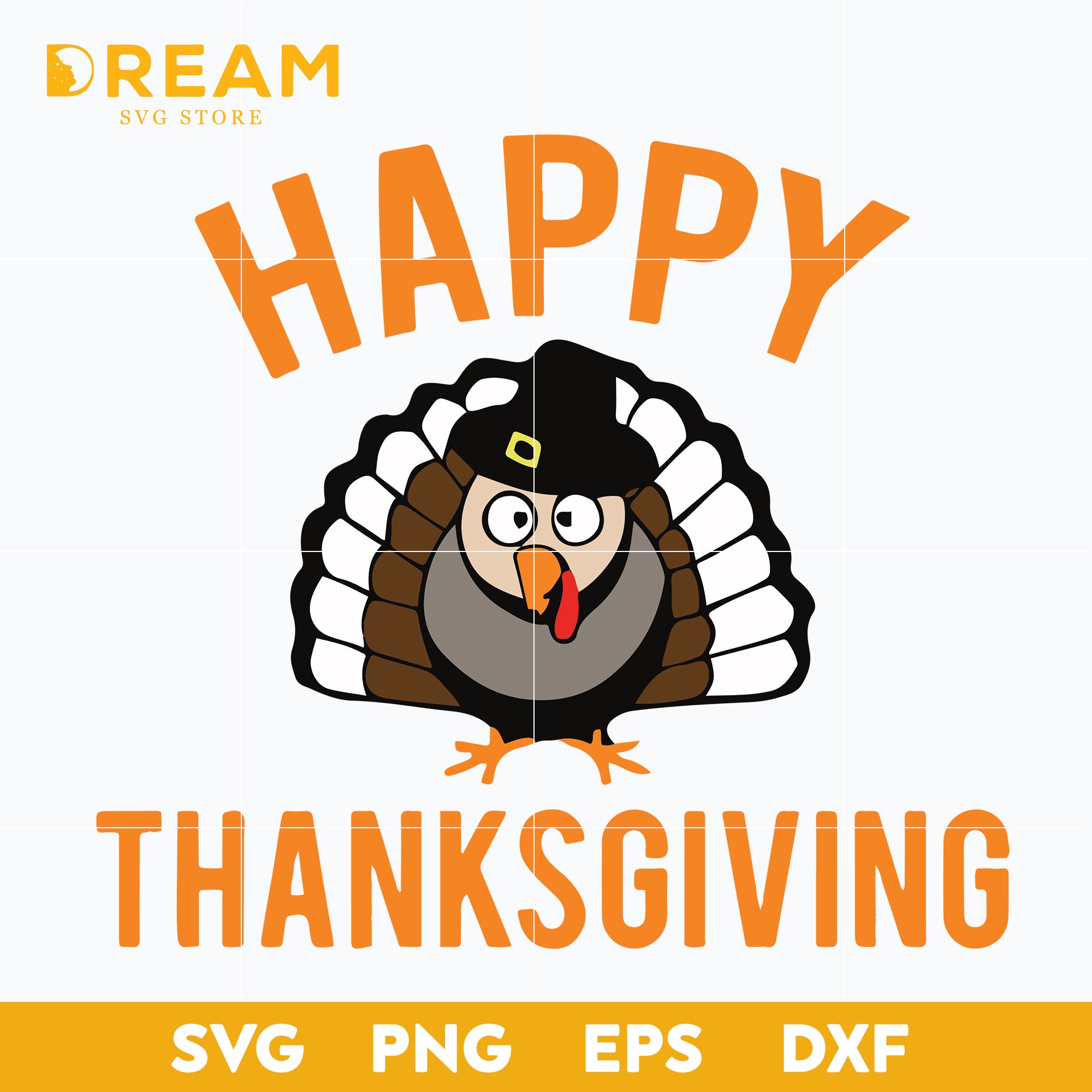 Happy thanksgiving svg, thanksgiving day svg, png, dxf, eps digital file TGV0411201L