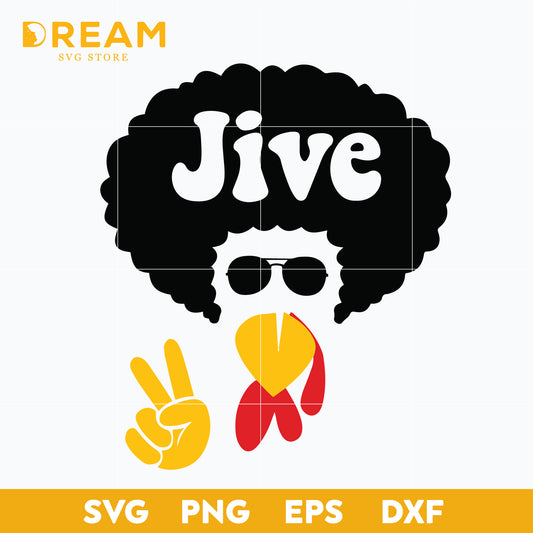 Jive thanksgiving svg, thanksgiving day svg, png, dxf, eps digital file TGV0511201L