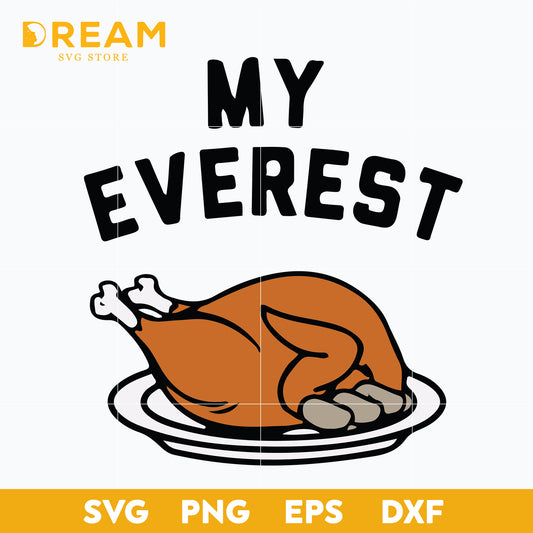 My everest thanksgiving svg, thanksgiving day svg, png, dxf, eps digital file TGV0511203L