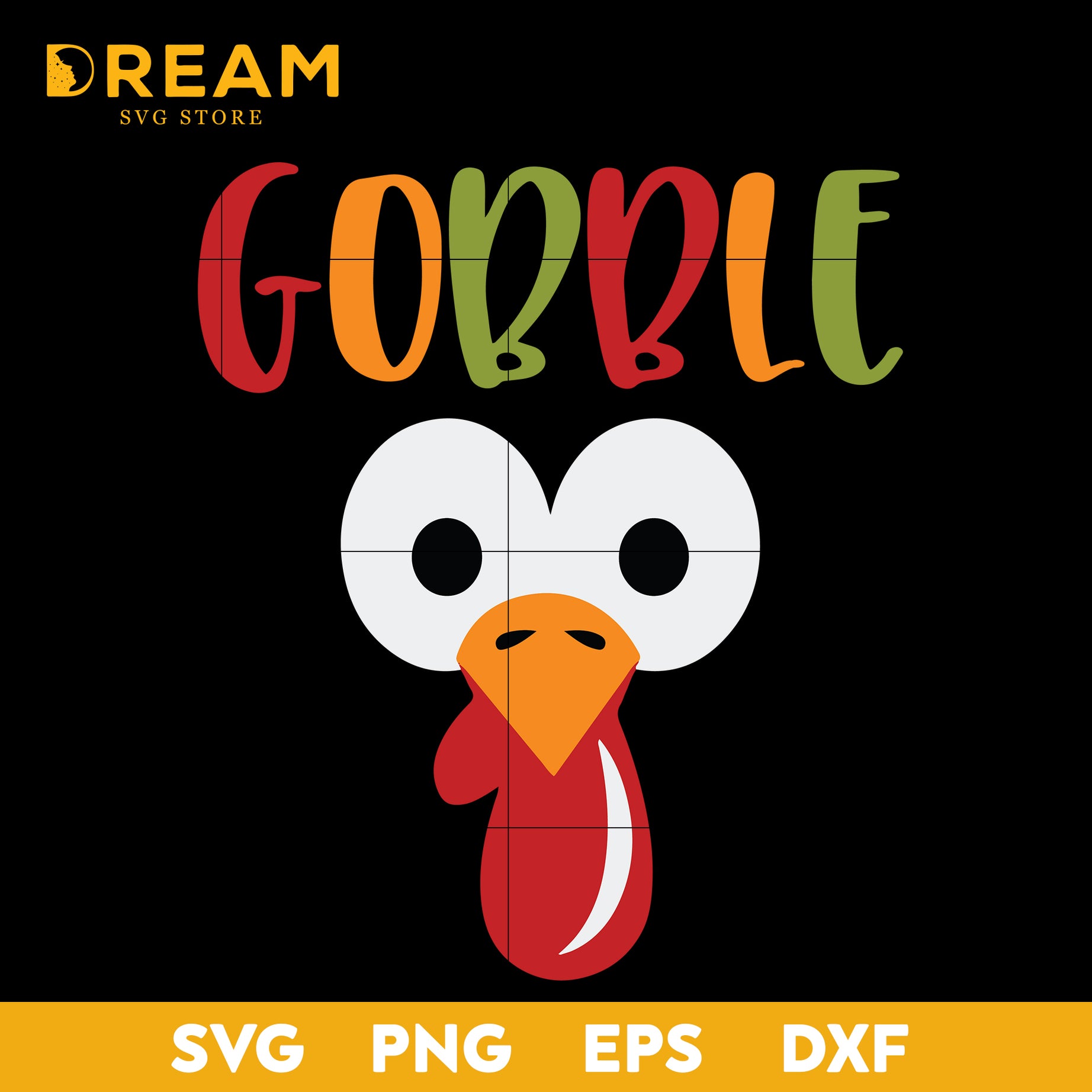 Gobble turkey svg, Thanksgiving day svg, png, dxf, eps digital file TGV07112012L