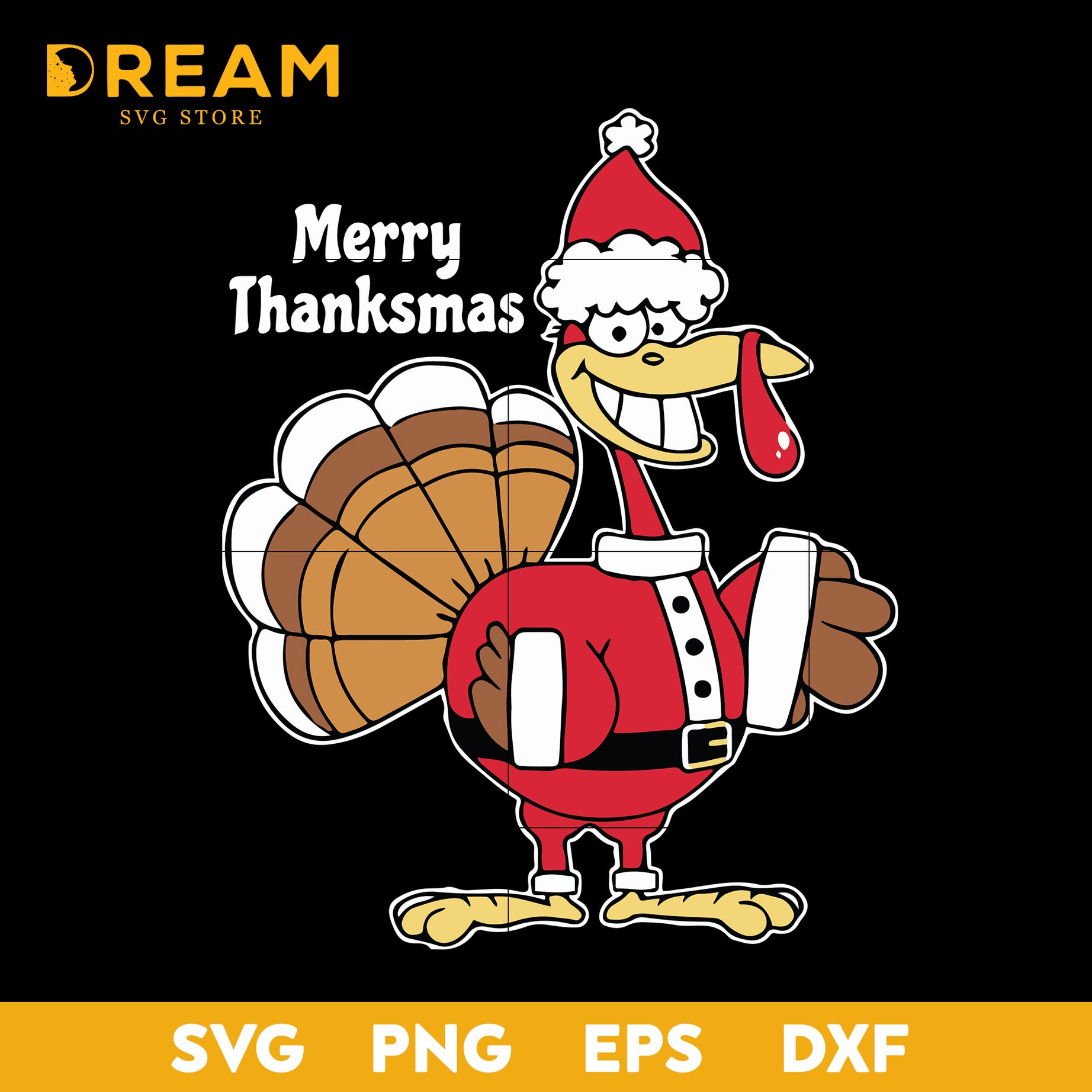 Merry thanksmas turkey svg, Thanksgiving day svg, png, dxf, eps digital file TGV07112020L