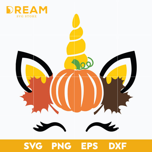 Unicorn Happy Thanksgiving Svg, Thanksgiving day svg, png, dxf, eps digital file TGV0711204L