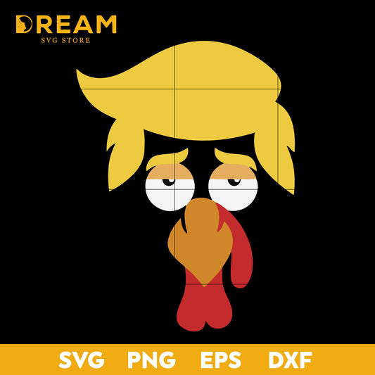 Trump turkey thanksgiving svg, Thanksgiving day svg, png, dxf, eps digital file TGV0911207L