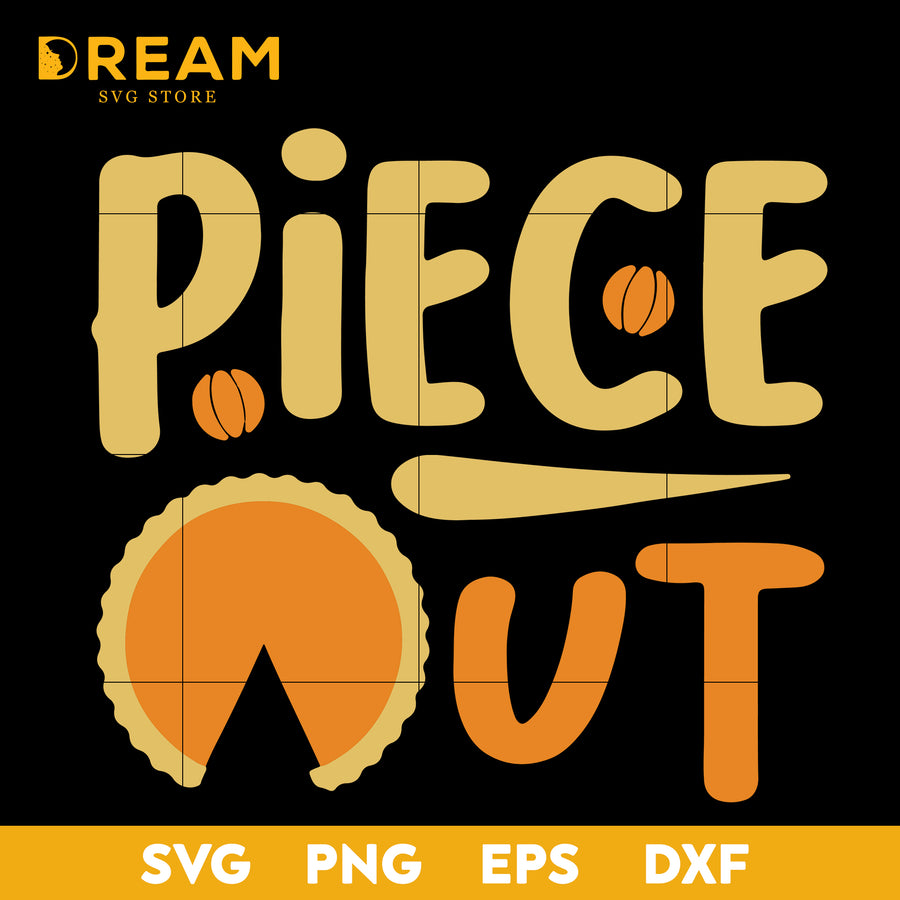 Piece out thanksgiving svg, Thanksgiving day svg, png, dxf, eps digital file TGV0911208L