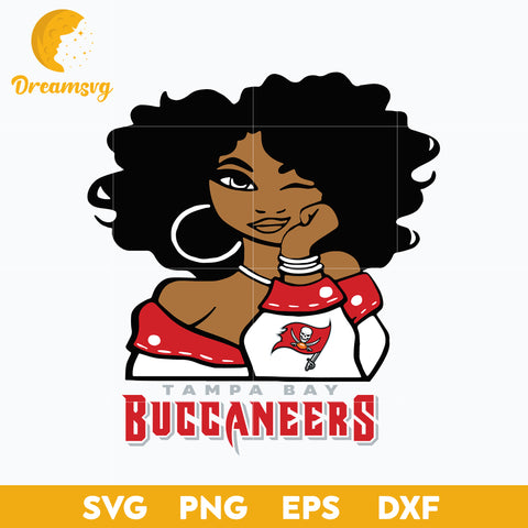 Tampa Bay Buccaneers Girl Nfl Svg, Tampa Bay Buccaneers Svg, Sport Svg, Nfl Svg, Png, Dxf, Eps Digital File.