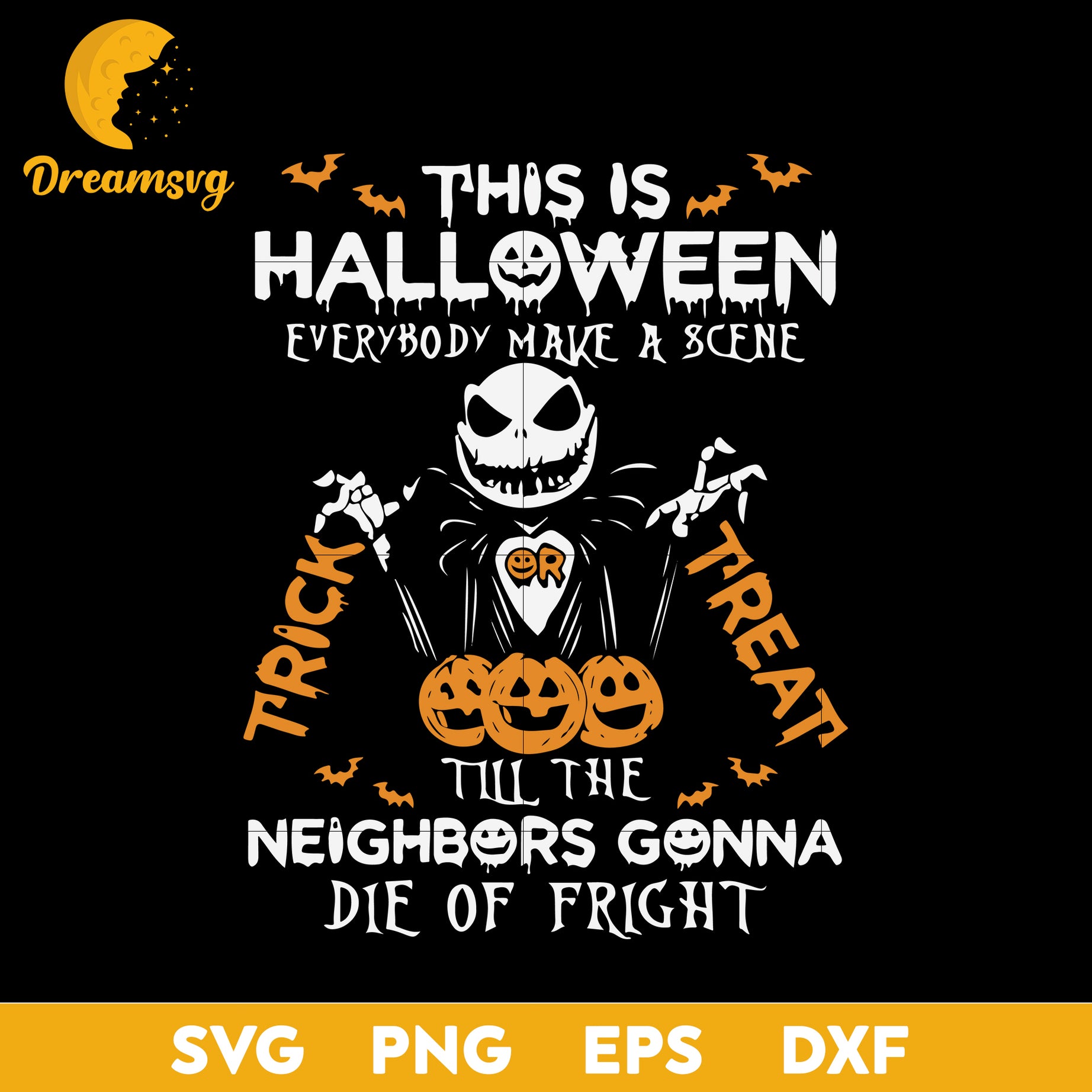This Halloween Everybody Make A Scene svg, Halloween svg, png, dxf, eps digital file.