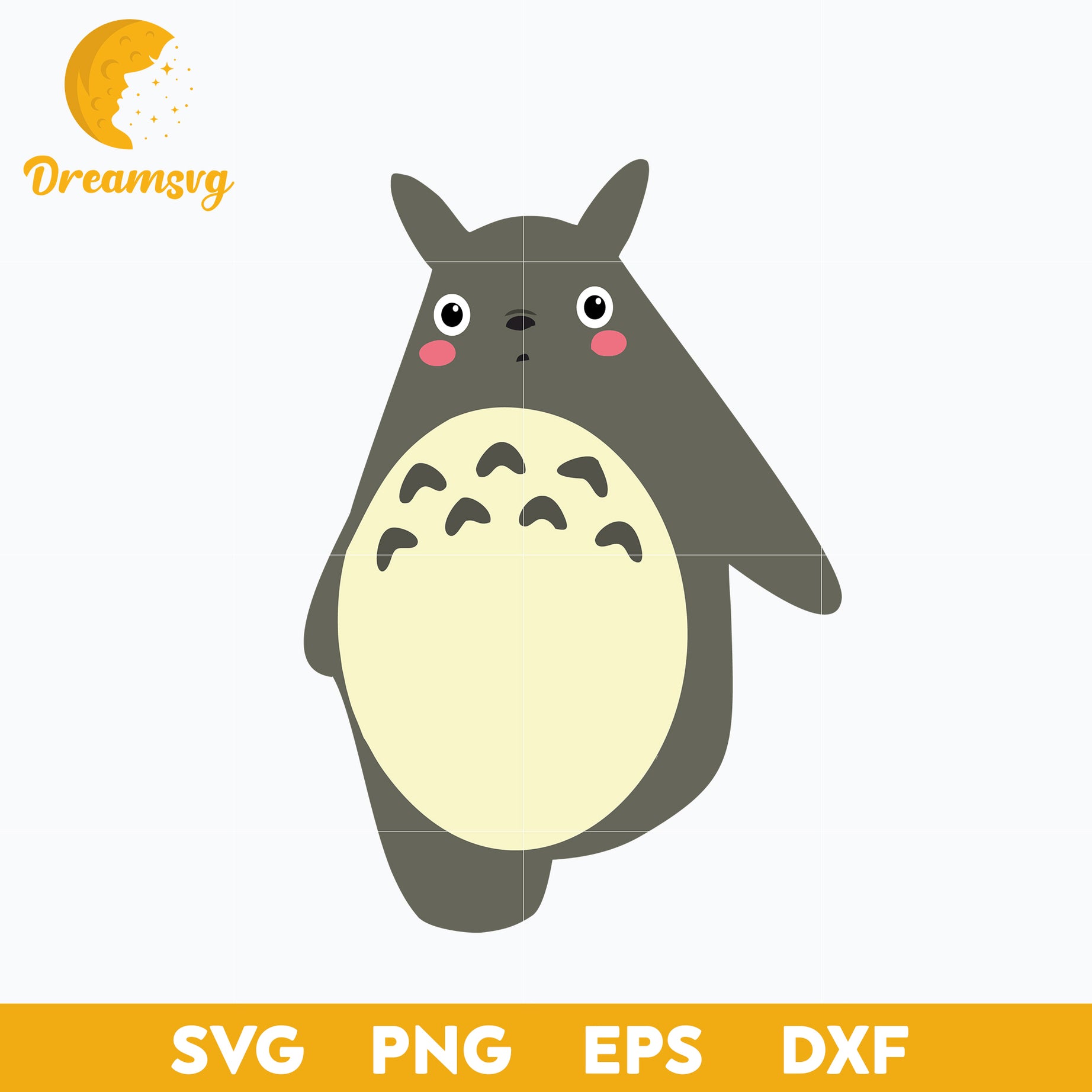 My Neighbor Totoro Svg, Totoro Svg, cartoon svg, png, dxf, eps digital file