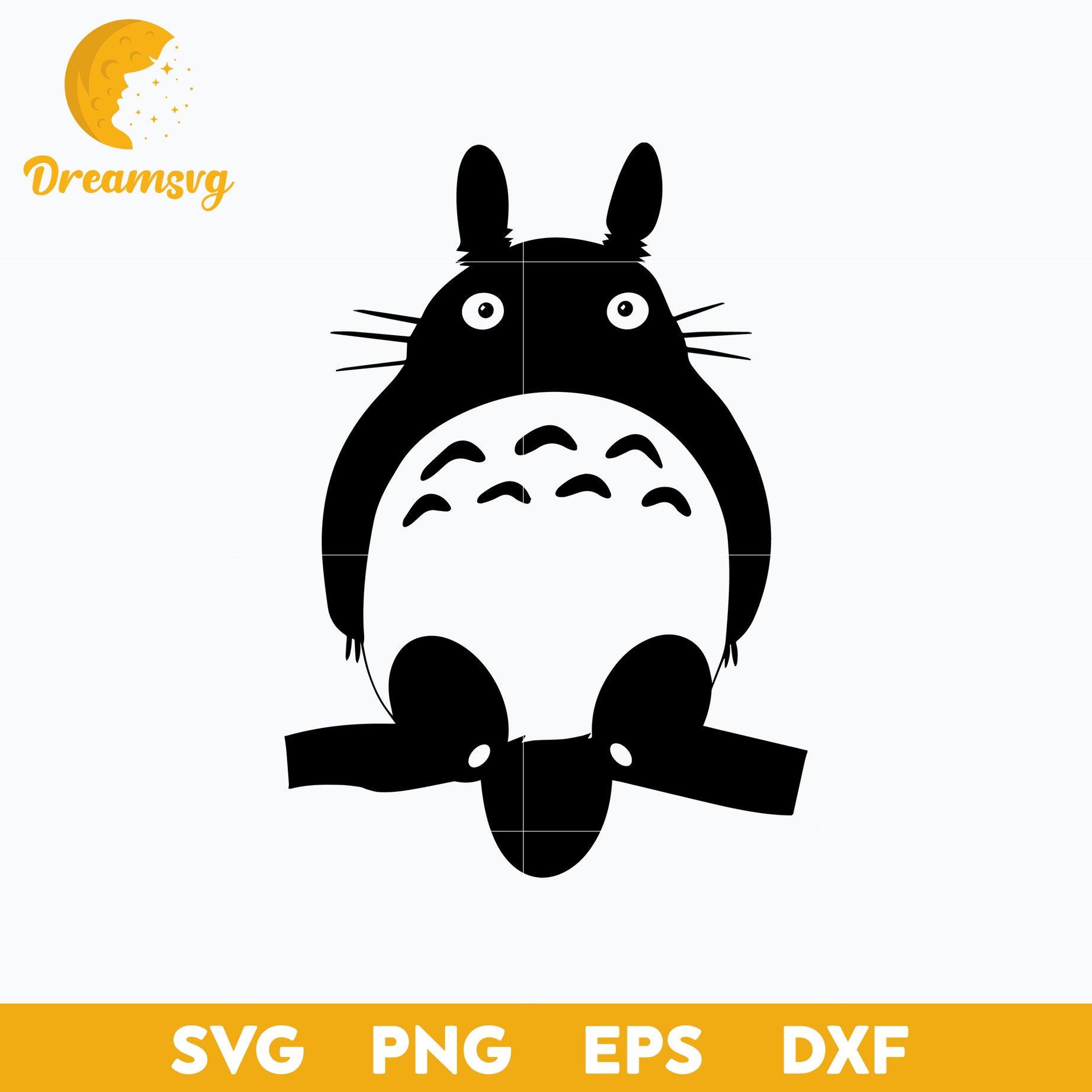 My Neighbor Totoro Svg, Totoro Svg, cartoon svg, png, dxf, eps digital file