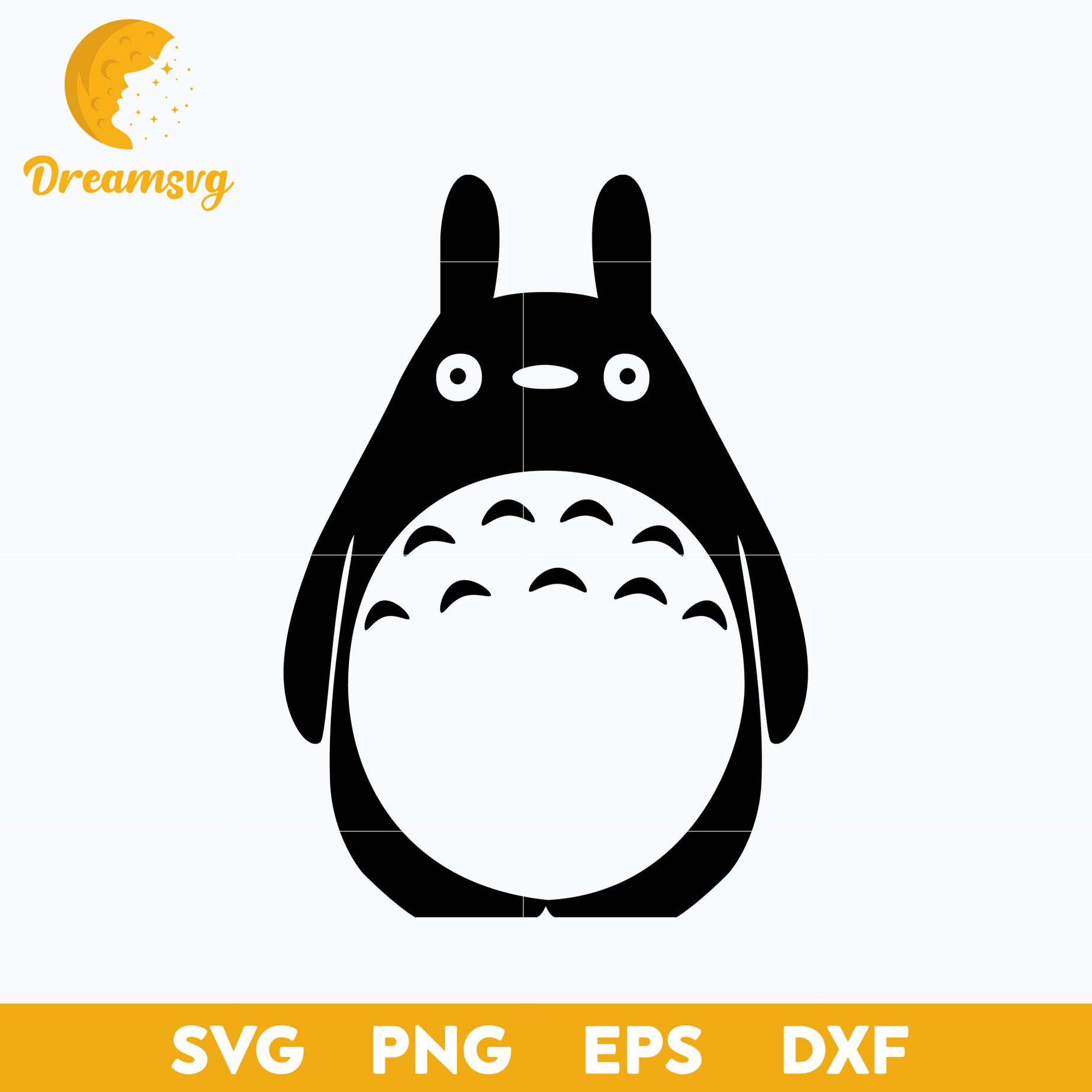 My Neighbor Totoro Svg, Totoro Svg, cartoon svg, png, dxf, eps digital file