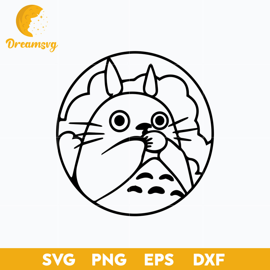 My Neighbor Totoro Svg, Totoro Svg, cartoon svg, png, dxf, eps digital file