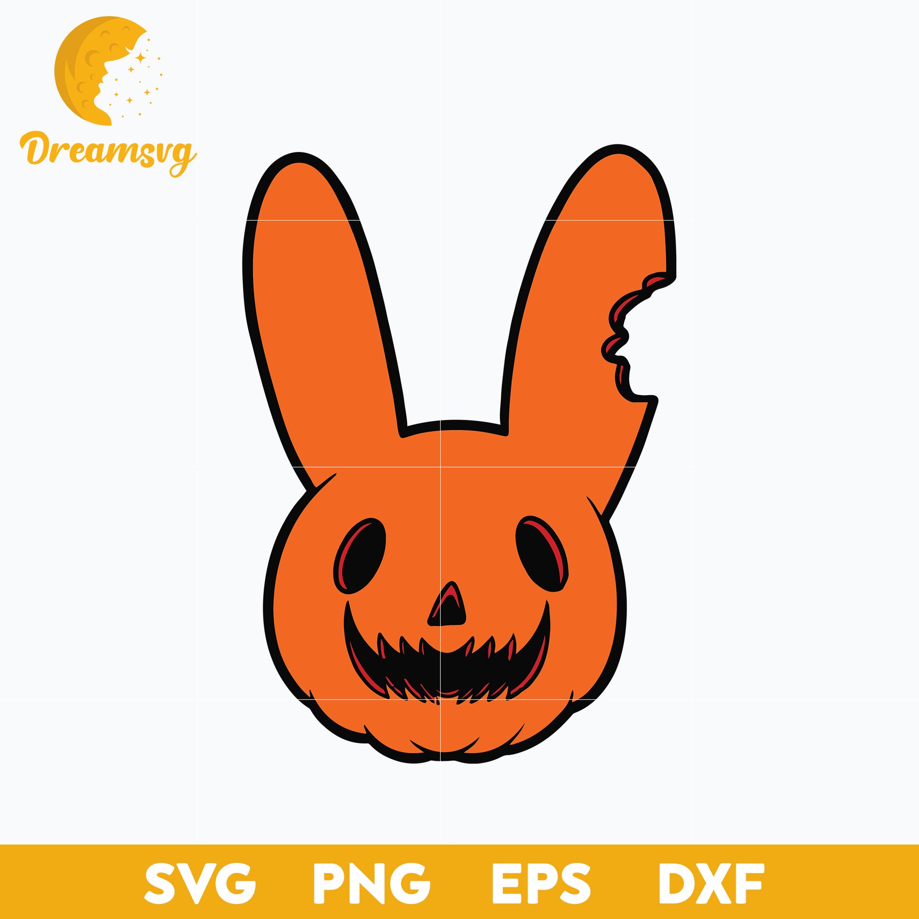 Rabbit Bad Bunny Halloween Svg, Bad Bunny Svg, Un Verano Sin Ti Svg, Halloween Svg, png, dxf, eps digital file