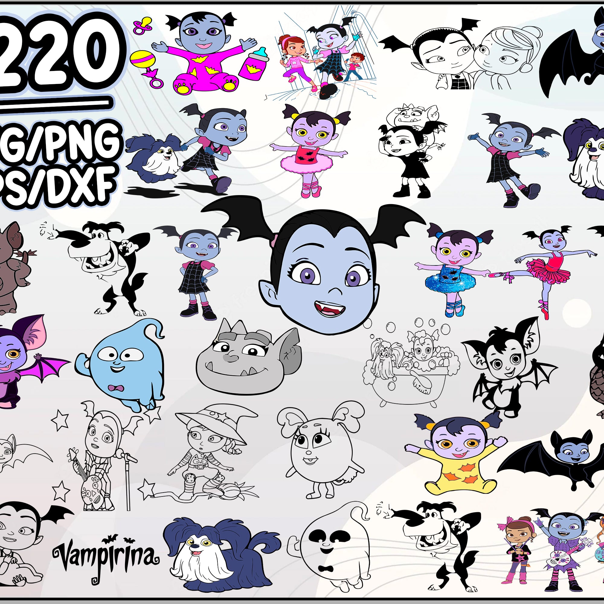 220+ Vampirina Svg Bundle, Disney Svg, Vampirina Svg, Vampirina Character, Vampirina Clipart, Vampirina Vector, Cartoon svg, png, dxf, eps digital file