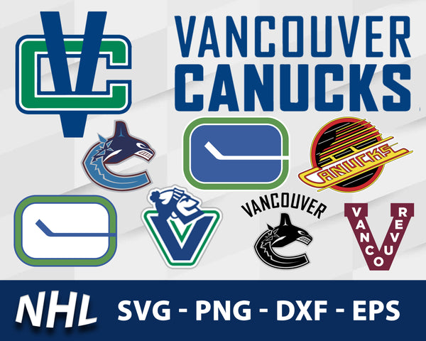 Vancouver Canucks Svg Bundle, Vancouver Canucks Svg, Sport Svg, Nhl Svg, Png, Dxf, Eps Digital File.
