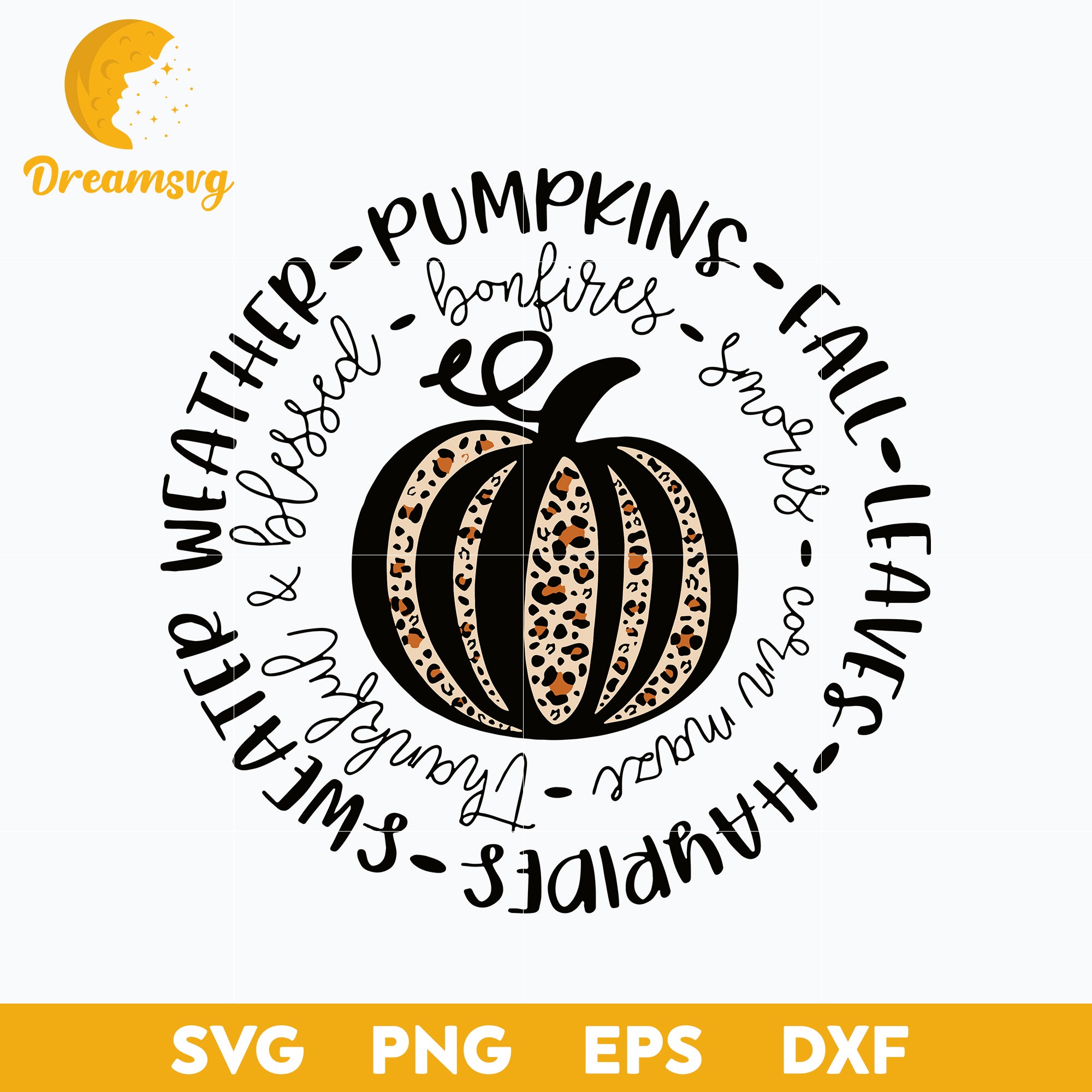 Weather Pumpkins Fall Leaves svg, Halloween svg, png, dxf, eps digital file.