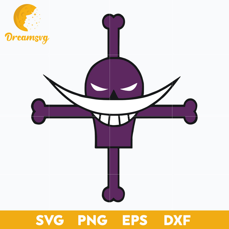 Whitebeard Pirates One Piece Svg, One Piece Svg, One Piece Characters Svg, Anime Svg, png, eps, dxf digital download.