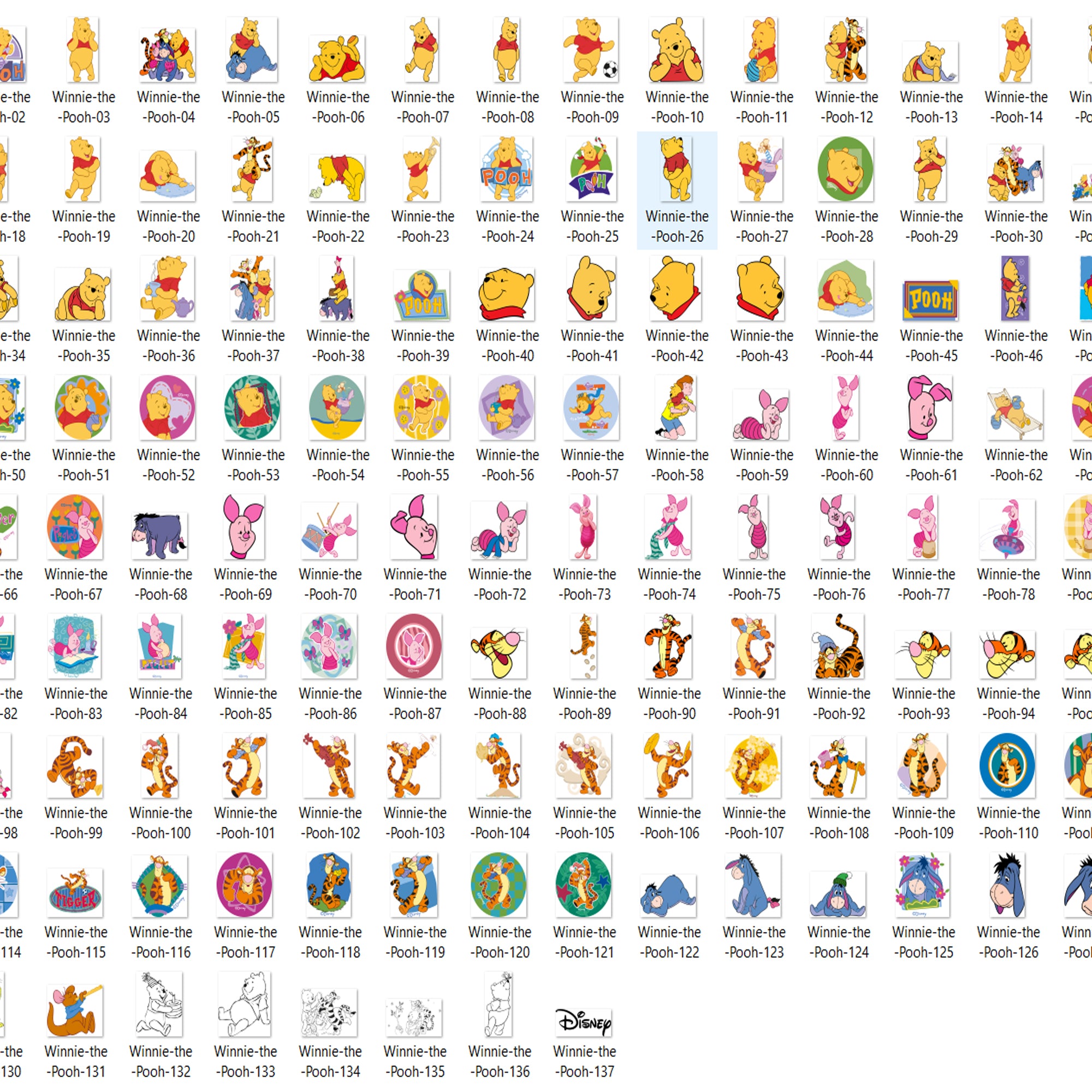 528+ Winnie The Pooh LAYERED SVG Designs, Pooh svg png bundle for cricut, Tigger Eeyore and Piglet files, Cartoon svg, png, dxf, eps digital file