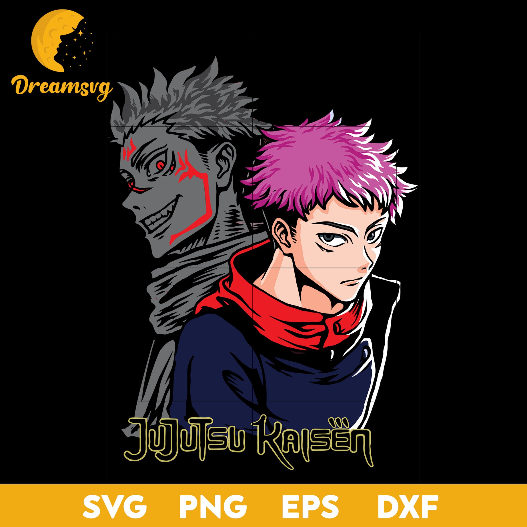 Yuji Itadori Svg, Jujutsu Kaisen Svg, Itadori Svg, Anime Svg, Yuji Itadori Jujutsu Kaisen Svg, Anime Lover Svg, png, eps, dxf digital download.