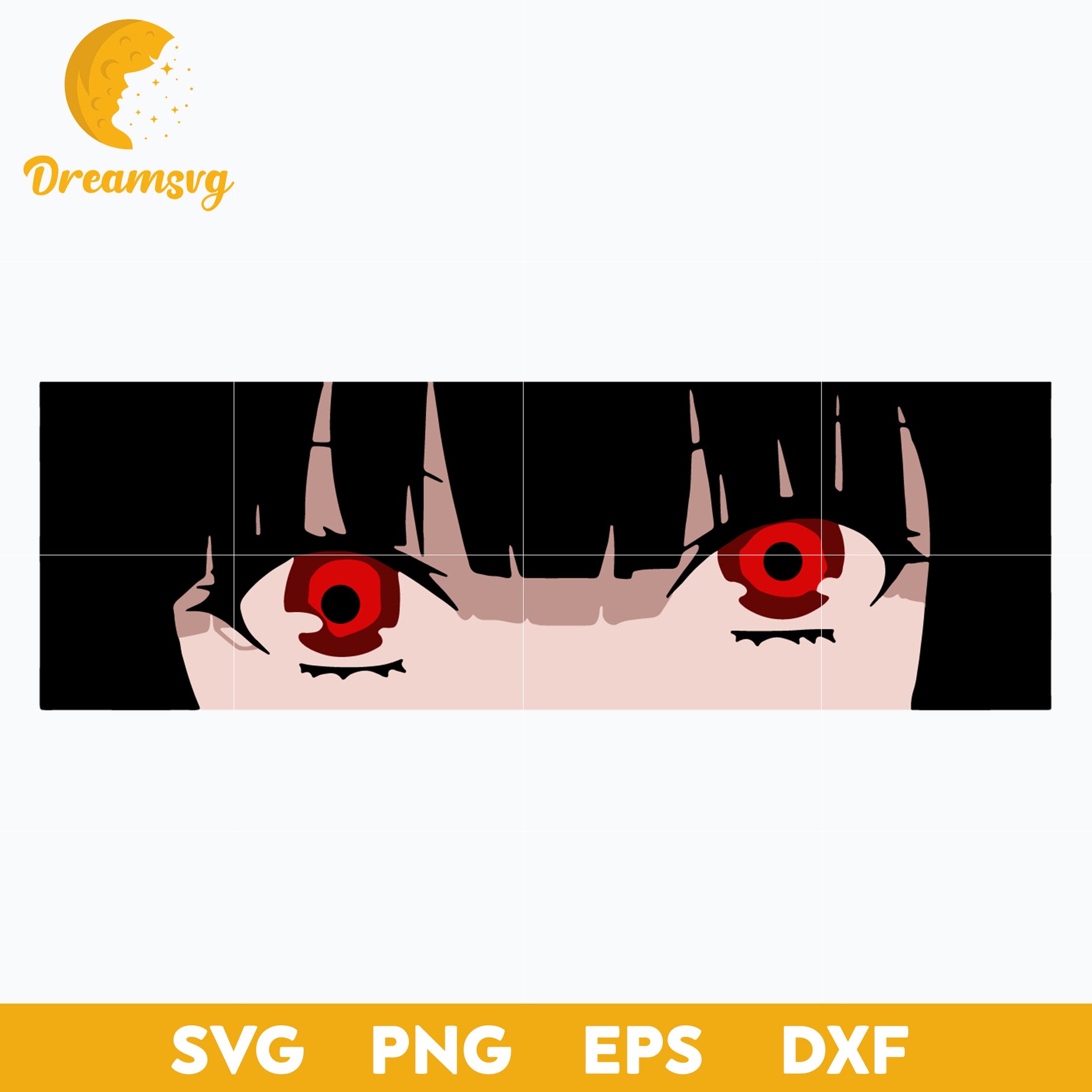 Yumeko Jabami Eye Svg, Kakegurui Svg, Anime Svg, Jabami Yumeko Svg, Anime Character Svg, png, eps, dxf digital download.