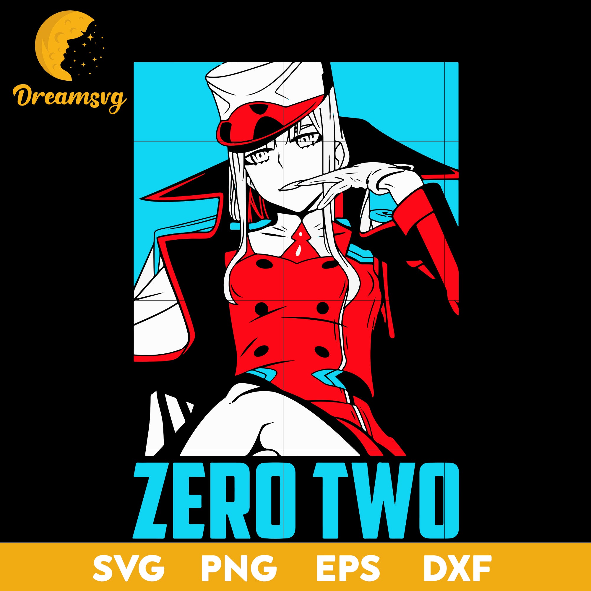 Zero Two Cri Zero Two Svg, Darling In The Franxx Svg, Anime Character Svg, Svg, Cri ...