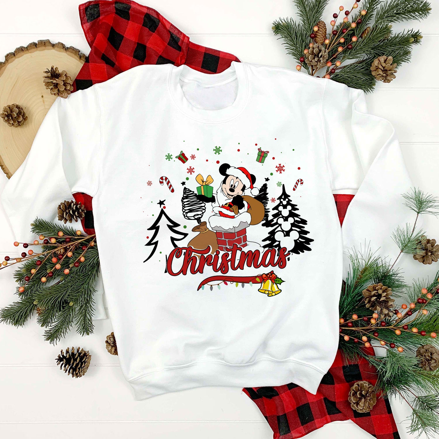 Disney Mickey Christmas PNG, Disney Christmas PNG, Christmas PNG File.