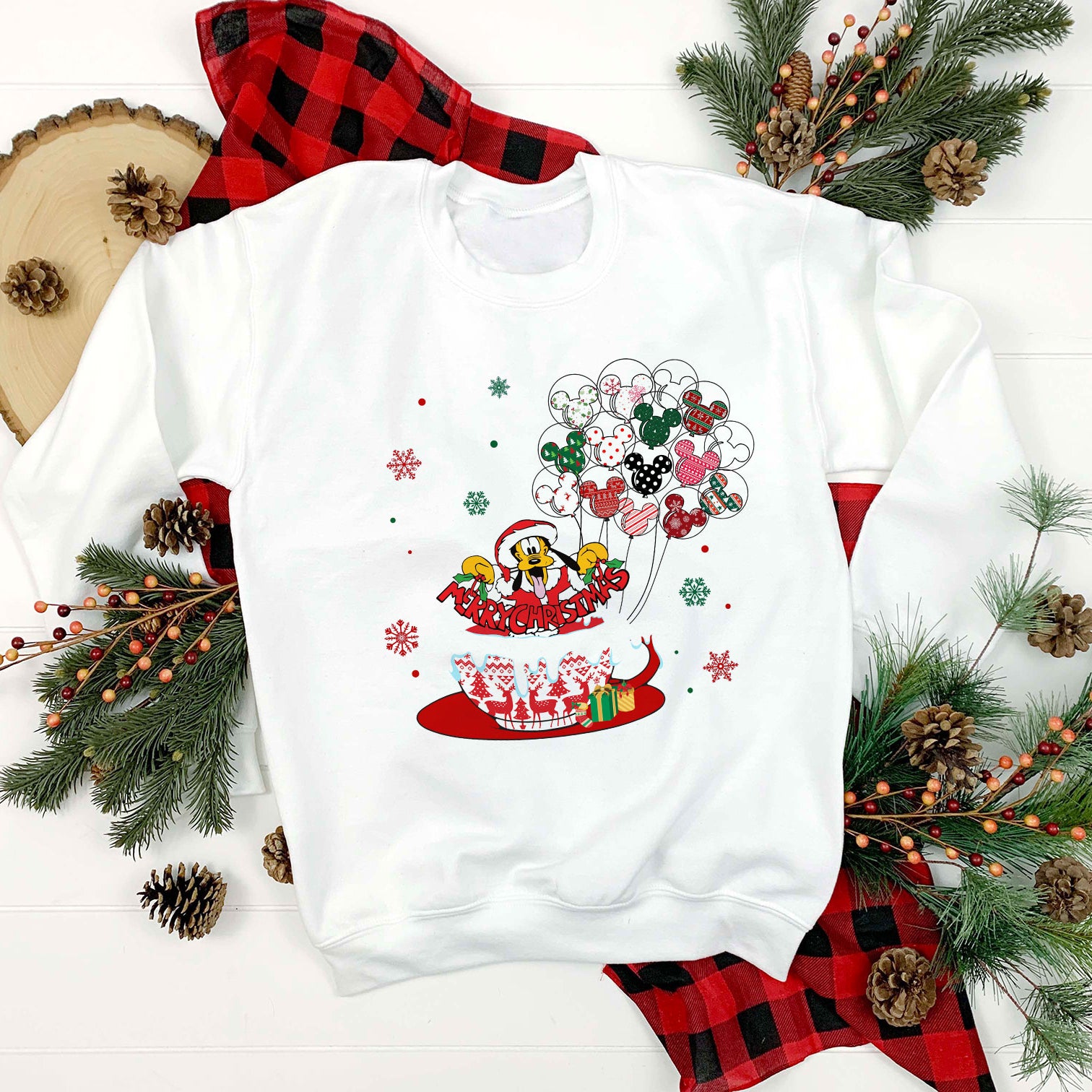 Pluto Christmas PNG, Disney Merry Christmas PNG Digital File.