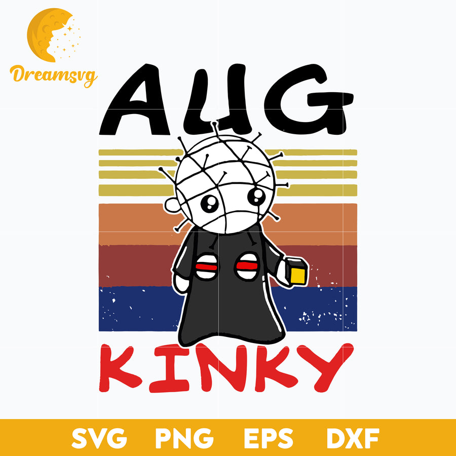 August birthday pinhead hellraiser kinky halloween svg