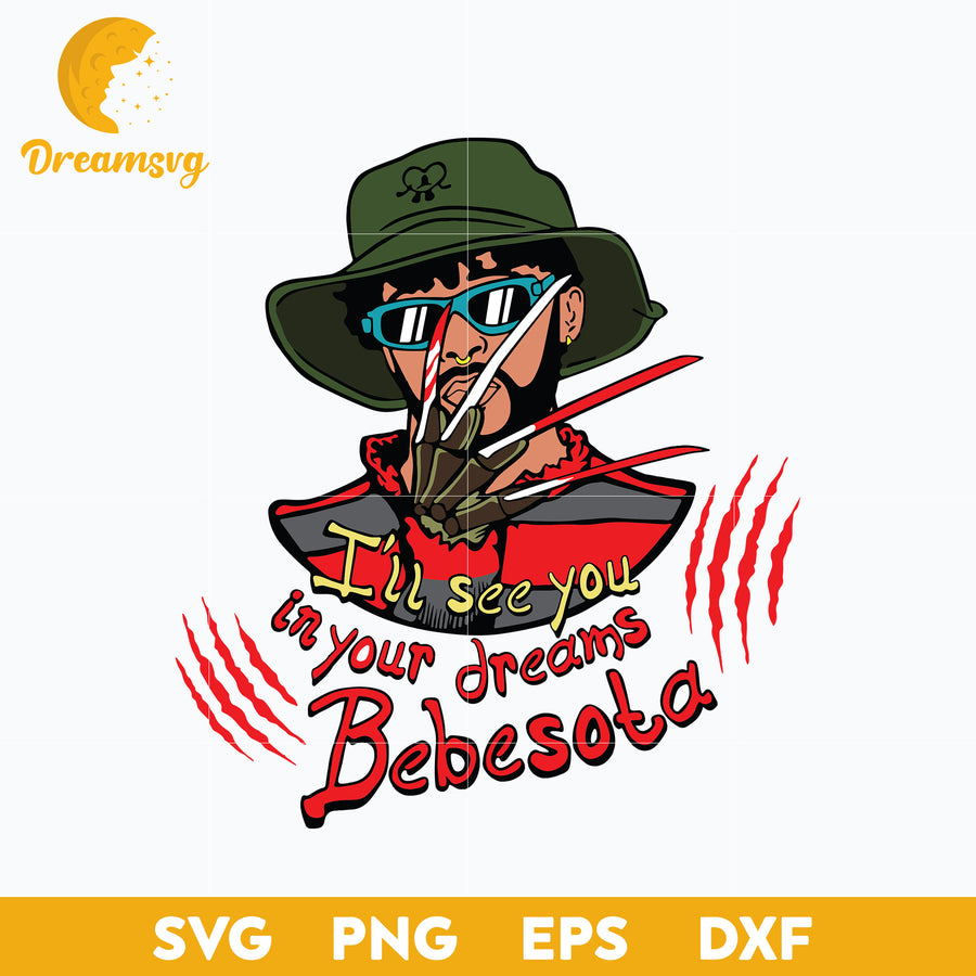 Bad Bunny Halloween Svg