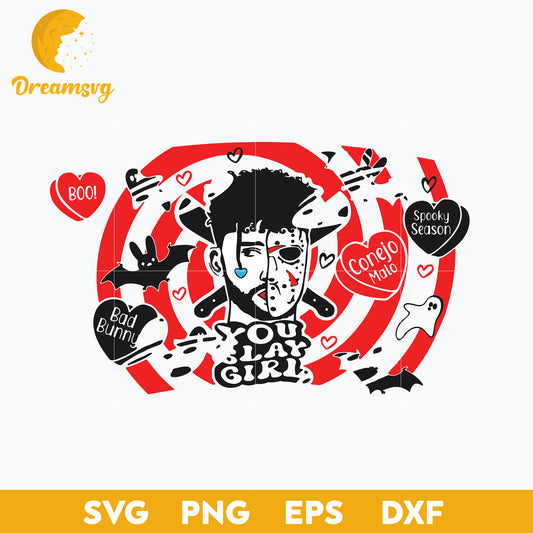 Bad Bunny Halloween Svg