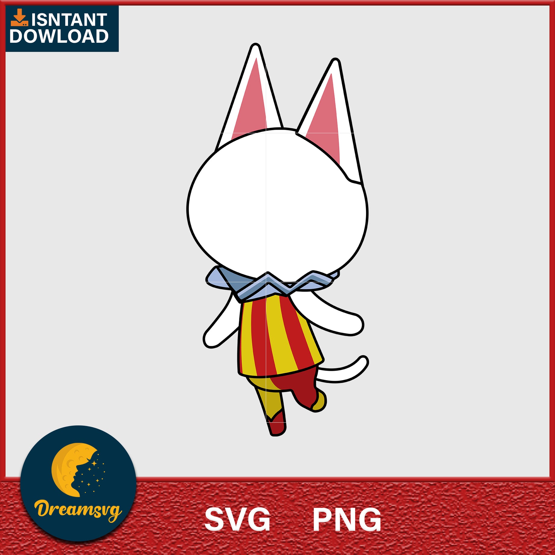 Blanca Animal Crossing Svg, Animal Crossing Svg, Animal Crossing Png, Cartoon svg, svg, png digital file