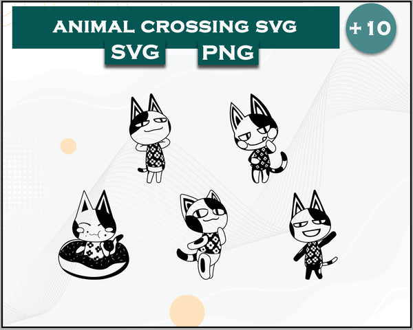 10+ Bob Pack Svg Bundle, Animal Crossing Svg Bundle, Animal Crossing Svg, Cartoon svg, png digital file