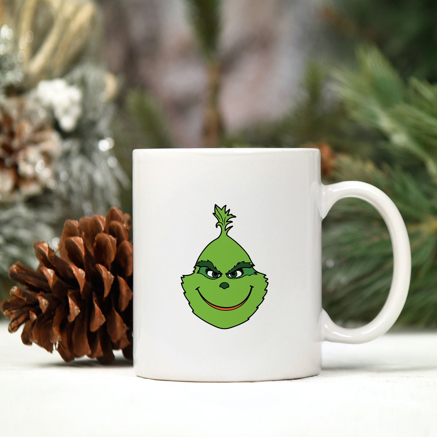Face The Grinch Green SVG, Christmas SVG PNG DXF EPS File
